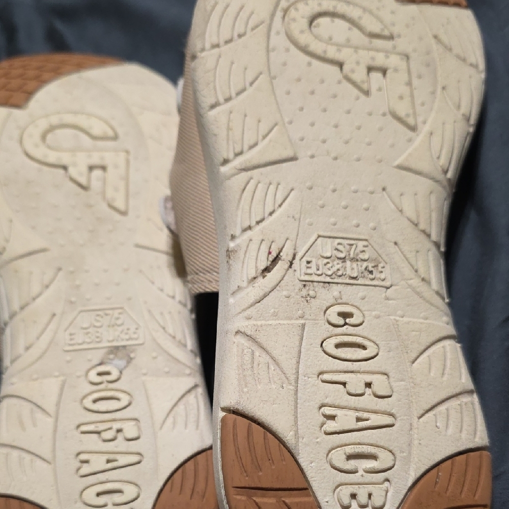 Beige Slide Sandals with Decorative Buckles - Picture 4 of 4